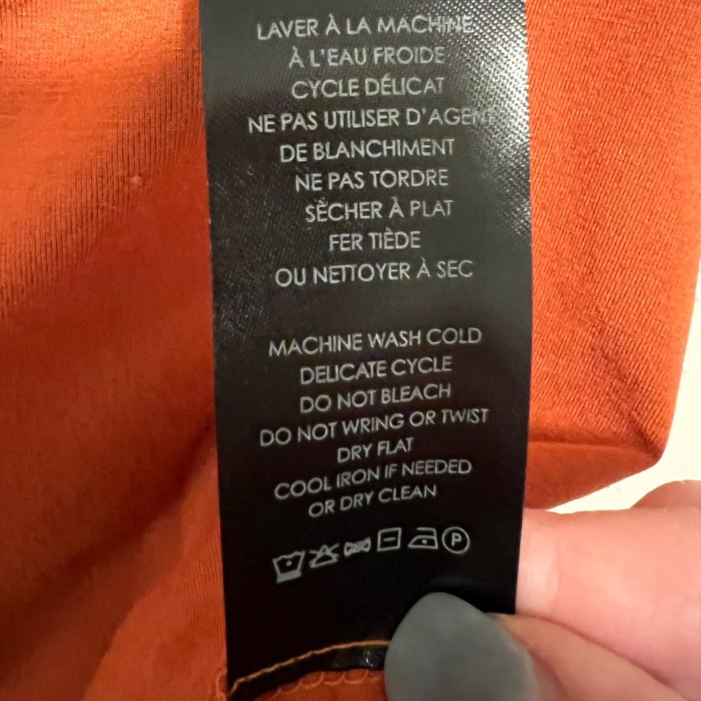 13. SP And 14. M/M Studio Badgley Mischka dark Orange bodysuit, shoulder pads - Picture 13 of 16